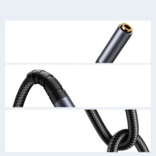 Adapter Joyroom 'SY-A09' black (Input: 'AUX' / Output: Female 'AUX')