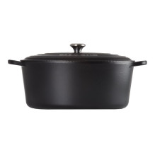 Virtuvinis Indas - Le Creuset Signature Ovalus Keptuvė 40cm Ketaus Juoda