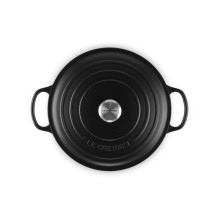 Puodas - Le Creuset Signature 30cm 8.1L Ketaus Puodas Juodas
