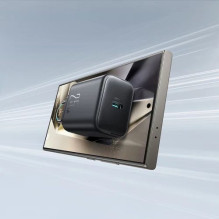 Įkroviklis Joyroom 'JR-TCF23' juodas (PD25W) + Type-C / Type-C laidas