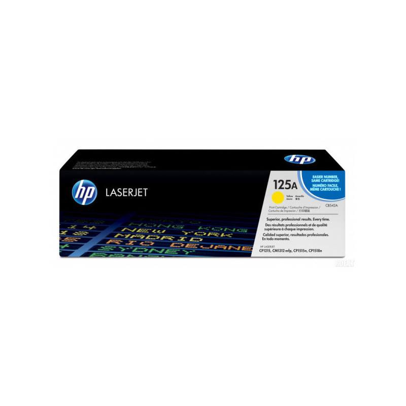 OEM kasetė HP No.125A Yellow (CB542A)