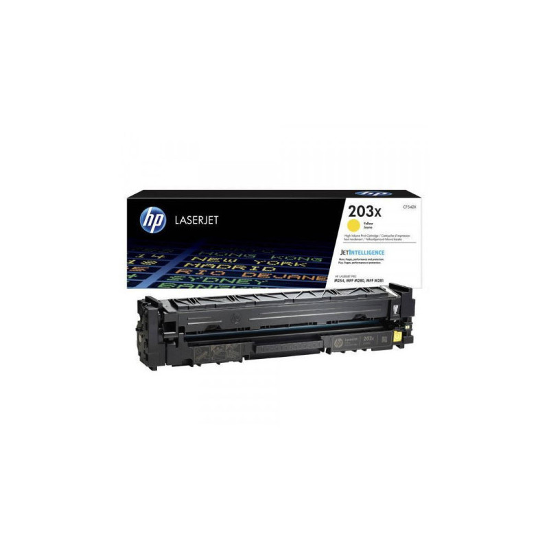 OEM kasetė HP No.203X Yellow 2,5K (CF542X)