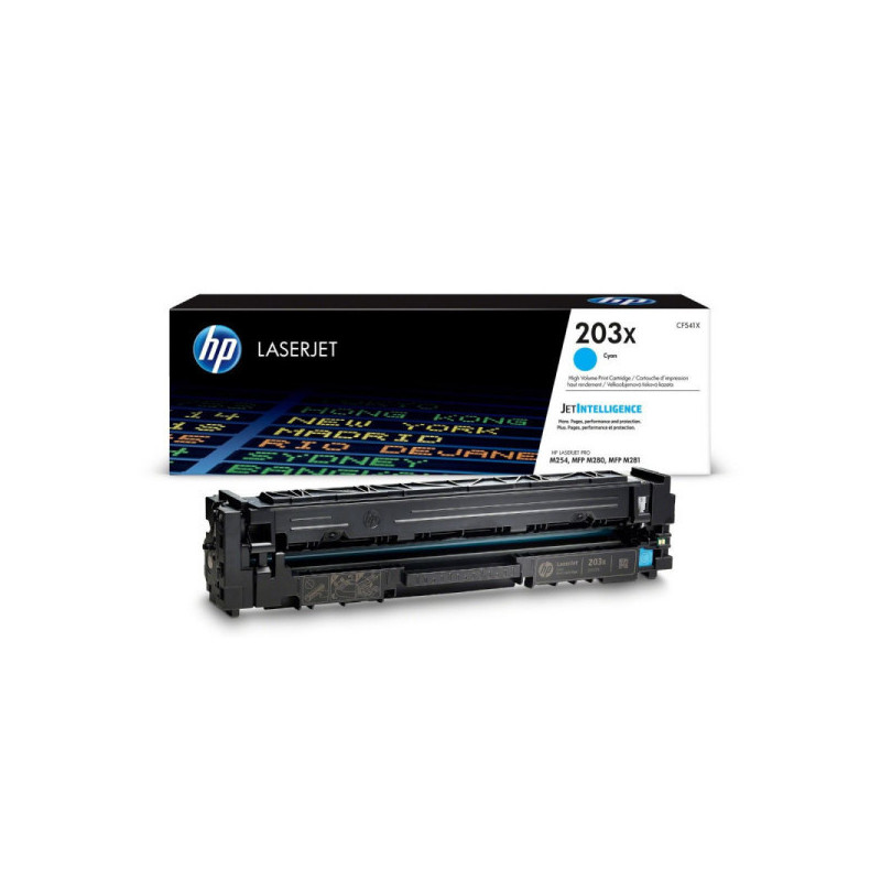 OEM kasetė HP No.203X Cyan 2,5K (CF541X)