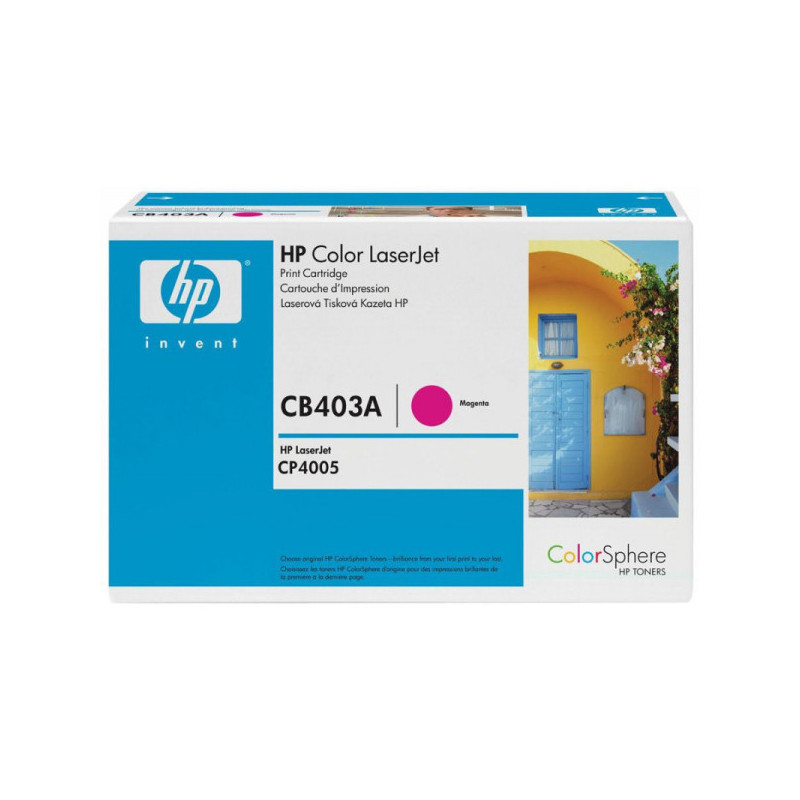 OEM cartridge HP CB403A (CP4005) 7500 pages.