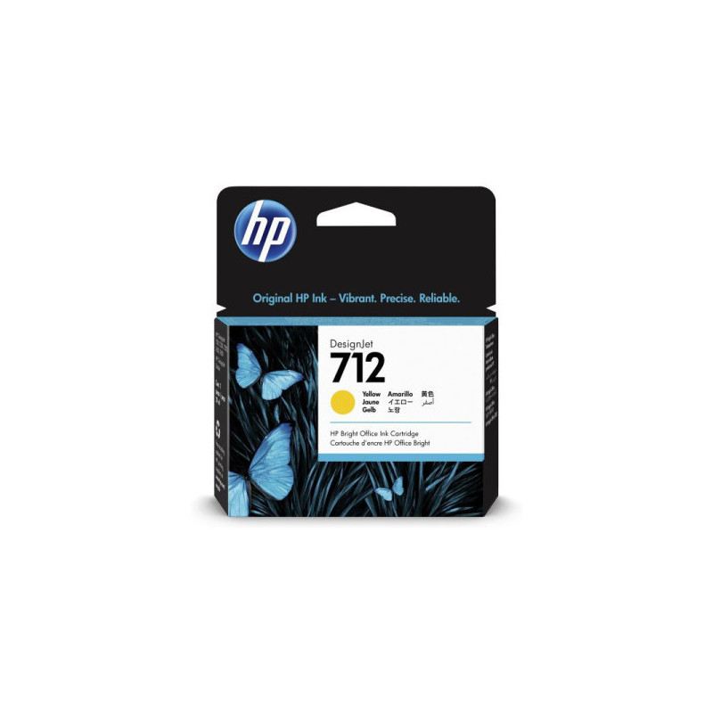 OEM cartridge HP 712 29-ml Yellow DesignJet Ink