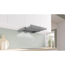 Bosch Serie 2 DFM064W55 cooker hood Semi built-in (pull out) Metallic, Silver 394 m³ / h