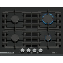 Bosch PRP6A6H40 hob Black Built-in 60 cm Gas 4 zone(s)