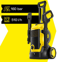 Spaudimo plovykla - KARCHER K 6 Flex Home (160 bar, 510 l / h, elektrinis)