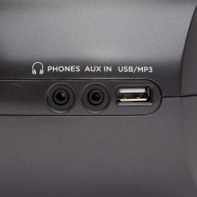 Garso įranga - Aiwa BBTC-550BK Nešiojama stereo sistema Bluetooth USB FM Juoda