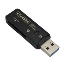 Atminties kortelių skaitytuvas - Caruba Cardreader Stick USB 3.0, 5GB / s, juodas