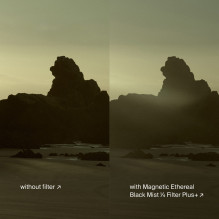 Filtras - Urth 72mm Magnetic Ethereal 1 / 4 Black Mist Filter Glass