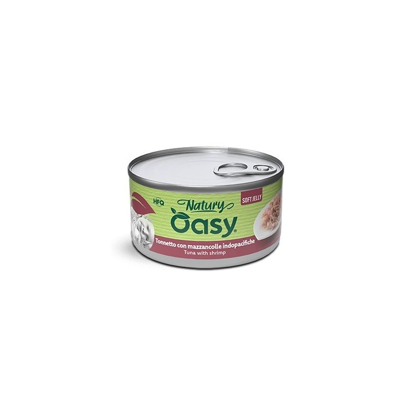 Maisto produktai - Oasy Natury Soft Jelly Tuna with Shrimp 150g