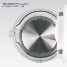 Elektrinis virdulys - Maestro MR-056 1.7L 2200W Stiklinis Pilkas