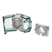 Tinklo kabelis - ALANTEC MB007-1 RJ45 keystone modulis Cat6A 22 / 24 AWG