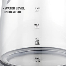 Elektrinis virdulys - Maestro MR-062 1.2L 1630W Juodas stiklas