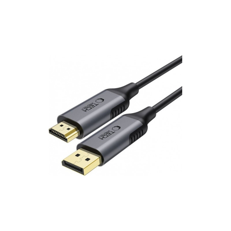 Tech-Protect Ultraboost Cable Displayport HDMI 2.0 4K 60HZ 2m Black