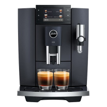 Kavos aparatas - JURA E8 Fully-Auto Espresso 1.9L, 27 gėrimų, sidabrinė