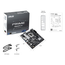 Mainboard, ASUS, Intel B860 Express, LGA1851, Micro-ATX, Memory DDR5, Memory slots 2, 2xPCI-Express 4.0 1x, 1xPCI-Expres