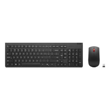 Klaviatūra ir pelė - Lenovo 4X31R64491 Wireless, 15 mėnesių baterijos tarnavimo laikas, Juoda