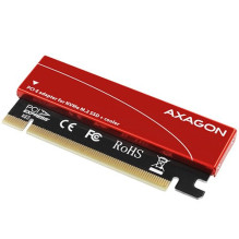 AXAGON PCEM2-S PCI-E 3.0 16x - M.2 SSD NVMe, iki 80 mm SSD, žemo profilio, aušintuvas