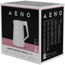 AENO Electric Kettle EK8S Smart: 1850-2200W, 1.7L, Strix, Double-walls, Temperature Control, Keep warm Function, Control