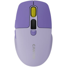 CANYON pelė MW-26 LCD tyli dvigubo režimo belaidė violetinė