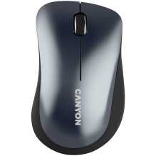 CANYON MW-11, 2.4 GHz Wireless mouse,with 3 buttons, DPI 1200, Battery:AAA*2pcs,Black,67*109*38mm,0.063kg