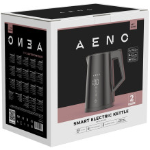 AENO Electric Kettle EK7S Smart: 1850-2200W, 1.7L, Strix, Double-walls, Temperature Control, Keep warm Function, Control