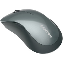CANYON MW-11, 2.4 GHz Wireless mouse,with 3 buttons, DPI 1200, Battery:AAA*2pcs,Black,67*109*38mm,0.063kg