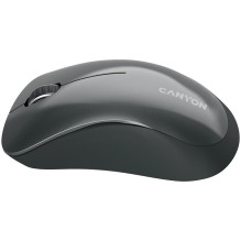 CANYON MW-11, 2.4 GHz Wireless mouse,with 3 buttons, DPI 1200, Battery:AAA*2pcs,Black,67*109*38mm,0.063kg