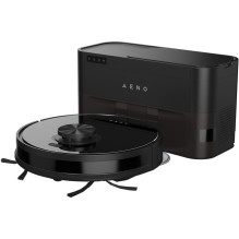 Robot Cleaner w / Dust Collector, black, 2in1 and dust tank, 4000pa, 3200mAh battery