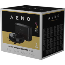 Robot Cleaner w / Dust Collector, black, 2in1 and dust tank, 4000pa, 3200mAh battery