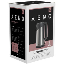 AENO Electric Kettle EK3: 1850-2200W, 1.7L, Strix, Double-walls, Non-heating body, Auto Power Off, Dry tank Protection