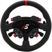 SIMAGIC GT Round 330mm Steering Wheel, GT Pro Hub(K), QR50, leather, S207