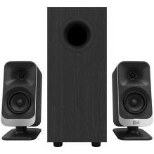 Klipsch ProMedia Lumina 2.1 Gaming Audio System with Subwoofer and LED Lighting Effects Built-in, Black