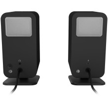 Klipsch ProMedia Lumina 2.1 Gaming Audio System with Subwoofer and LED Lighting Effects Built-in, Black