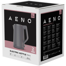 AENO elektrinis virdulys EK4: 1850-2200W, 1,5L, Strix, Dvigubos sienelės, Nešildantis korpusas, Automatinis išjungimas, 