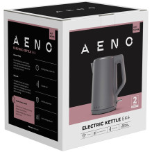 AENO elektrinis virdulys EK4: 1850-2200W, 1,5L, Strix, Dvigubos sienelės, Nešildantis korpusas, Automatinis išjungimas, 