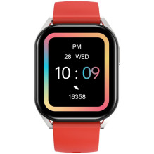 CANYON išmanusis laikrodis Chatter SW-58 BT-CALL Silver Red