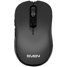 Wireless mouse RX-560SW black (silent bt. 5+1bt. 800-1600DPI, Soft Touch, blister)