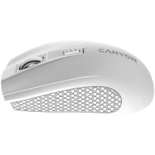 CANYON MW-7, 2,4 GHz belaidė pelė, 6 mygtukai, DPI 800 / 1200 / 1600, su 1 AA baterija, dydis 110 * 60 * 37 mm, 58 g, ba