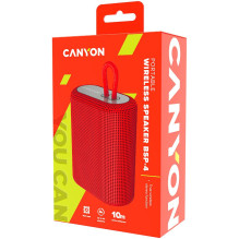 CANYON garsiakalbis BSP-4 5W raudonas