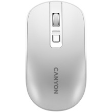 CANYON pelė MW-18 Wireless Charge Pearl White