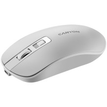 CANYON pelė MW-18 Wireless Charge Pearl White