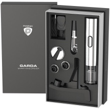 Prestigio Garda, smart wine opener, simple operation with 2 buttons, aerator, vacuum stopper preserver, foil cutter, ope Prestigio Garda, smart wine opener, simple operation with 2 buttons, aerator, vacuum stopper preserver, foil cutter, ope
