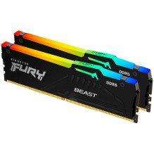 Kingston DRAM 64GB 6000MT / s DDR5 CL36 DIMM (2 rinkinys) FURY Beast RGB EXPO