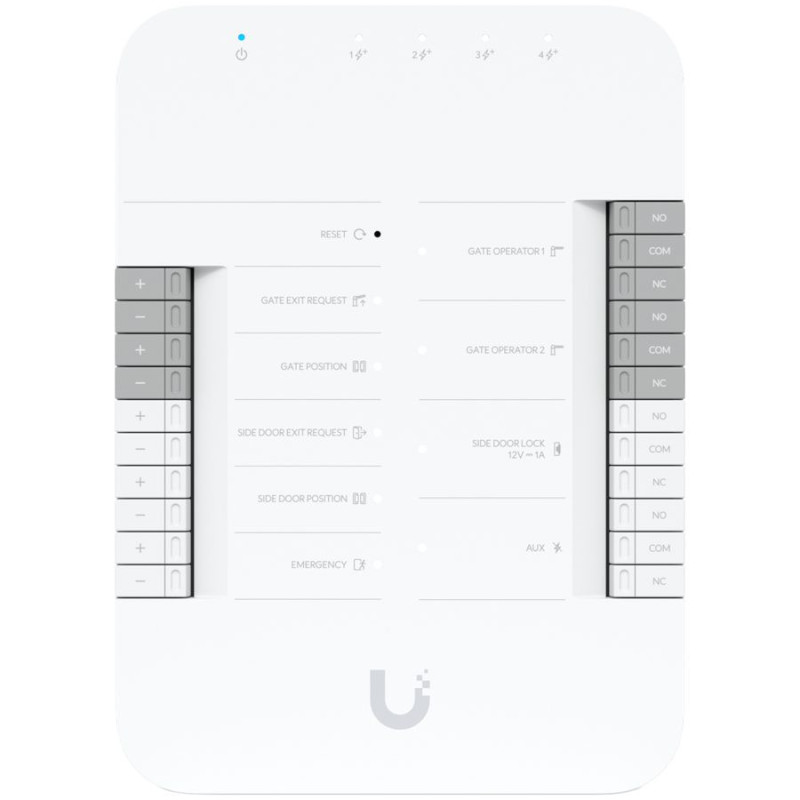 „Ubiquiti UA-Hub-Gate“ – pažangus vartų mazgas, užtikrinantis sklandų vartų prieigos valdymą per prijungtus prieigos ska
