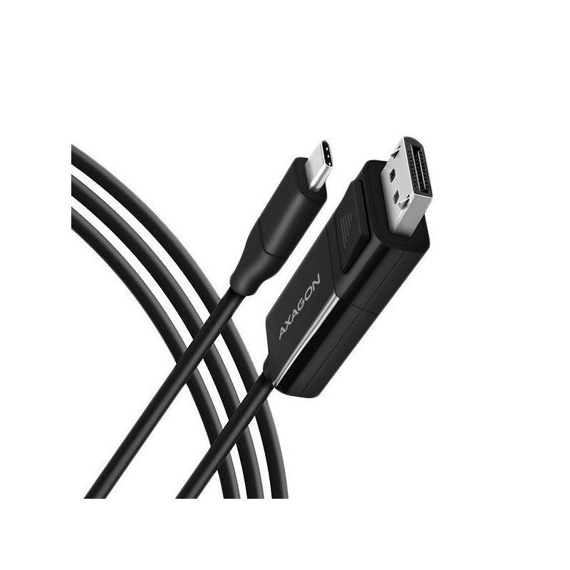 Aktyvus USB-C - DisplayPort kabelis - adapteris AXAGON RVC-DPC skirtas DisplayPort monitoriui / televizoriui / projektor