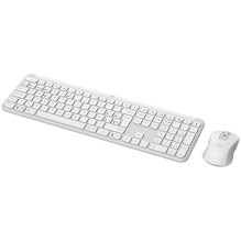 LOGITECH Signature Slim Combo MK950 - NEĮTIKĖTINAI BALTA - JAV INT'L - 2.4GHZ / BT - INTNL-973