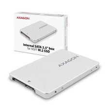 AXAGON RSS-M2SD SATA - M.2 SSD SATA, iki 80 mm SSD, ALU korpusas AXAGON RSS-M2SD SATA - M.2 SSD SATA, iki 80 mm SSD, ALU korpusas